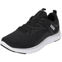 Puma SOFTRIDE REMI WNS Straßen-Laufschuh, Black Silver White, 37.5 EU