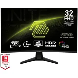 gamemax Gaming-PC Striker 14700F 32" Curved Intel Core i7 4,7 GHz 16 GB RAM 1 TB SSD RTX 5060Ti Win 11