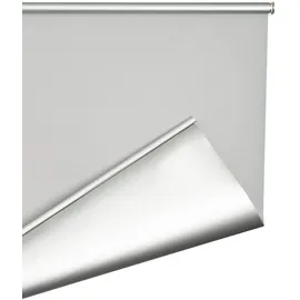 K-HOME K-home® Thermo Springrollo/Mittelzugrollo Grau B100 x H200 cm