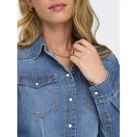 Only Langarmbluse ONLAlexa Blau S
