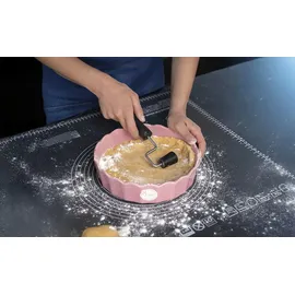 sallys Backform- und Pizzateigroller ¦ Edelstahl,Kunststoff ¦ Maße (cm): B: 6,3 H: 3,3