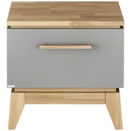 Paidi Nachtschrank Sten 48,2 x 39 x 46,5 cm Grau/Eiche