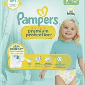 Pampers Premium Protection Windeln Größe 7, 15+kg, 38 Stück - 38.0 Stück
