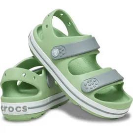 Crocs Unisex Kinder Crocband Cruiser Sandal T Sandalen, Fair Green/Dusty Green, 19/20 EU