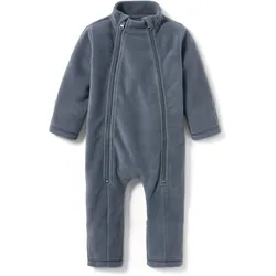 Tchibo - Baby-Fleece-Einteiler - Baby - Gr. 74/80 - graublau