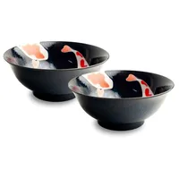 WESTCRAFT Koi-Bowls- ASIATICA | Ramen Bowl Porzellan-Schalen, versch. Größen