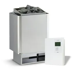 Infraworld Saunaofen-Set finnischer Saunaofen Hotline V4 + Steuerung Slimline 1000-9 kW
