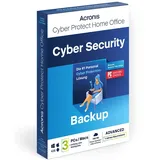 Acronis Cyber Protect Home Office Advanced 2023 3 Geräte 1 Jahr ML Win Mac Android iOS