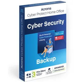 Acronis Cyber Protect Home Office Advanced 2023 3 Geräte 1 Jahr ML Win Mac Android iOS