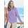 GOLDNER Elegante Jersey-Bluse mit Rundhals lila 19