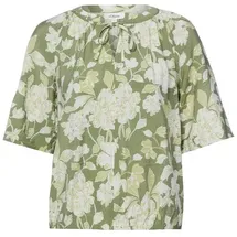 s.Oliver Strukturierte Viskosemix-Bluse im O-Shape - 36