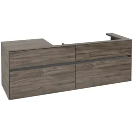 Villeroy & Boch Collaro Waschbeckenunterschrank C03000RK 160 x 55 cm Stone Oak