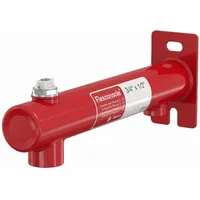 Flamco Wandbefestigung Flexconsole Rp 1/2xRp 3/4, rot, m Handentlüfter