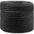 vidaXL Juteseil 12 Schwarz 100% Tossa Jute