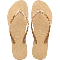 HAVAIANAS Slim Glitter II gold Gr 37/38 Damen