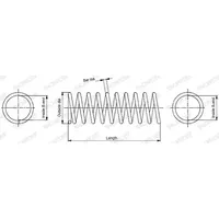 Monroe Fahrwerksfeder Mazda: SP2598