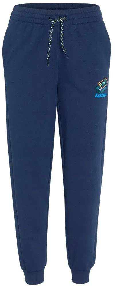 Sweathose LOTTO, Damen, Gr. XL (46/48), Normalgrößen, blau (peacoat), 80% Cotton, 20% Polyester, Hosen Sweathose
