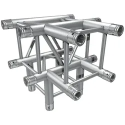 Global Truss F34 4-Weg Ecke T40, 4-Punkt, inkl. Verbinder