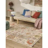 benuta pop Waschbarer Kurzflor Teppich Mara Multicolor 120x170 cm - Bunter Teppich für Wohnzimmer