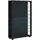 VCM Standvitrine Lumo Mini 59 x 18 x 90 cm Schwarz