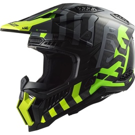 LS2 MX703 X-Force Barrier yellow green, S