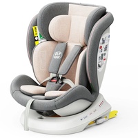 Tweety Plus DELUXE iSizePink Kindersitz mit 360 Grad drehbarem Isofix-System-BUF BOOF 0, 36 kg