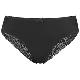 VIVANCE Brasilslip 3 St. grau/schwarz 48/50