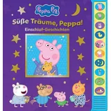 phoenix international publications inc. Peppa Pig - Süße Träume, Peppa! Einschlaf-Geschichten - Pappbilderbuch zum Vorlesen - Soundbuch mit 10 Geräuschen - Peppa Wutz