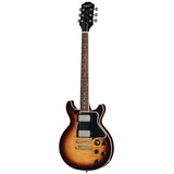 Epiphone Les Paul Special Double Cut Figured Bourbon Burst - E-Gitarre