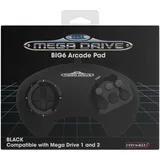 retro-bit BIG6 Controller schwarz SEGA Mega Drive