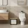 Relaxdays Toilettenpapier Aufbewahrung 36 x 43 x 17 cm 12-tlg. schwarz