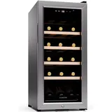 Klarstein - Weinkühlschrank,1 Zone Getränkekühlschrank, Leiser Indoor/Outdoor Kühlschrank, 50 Liter Flaschenkühlschrank Klein, Weinschrank für