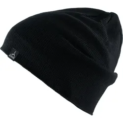 Wintermütze Seeker Fein Strickmütze Unisex Beanie Mütze Wollmütze Merino Wolle schwarz No Size