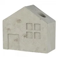 Ib laursen Haus für Stabkerze aus Beton in grau