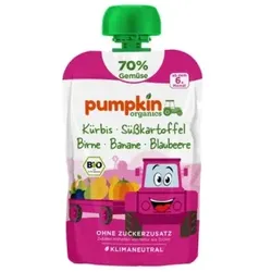 Pumpkin Quetschie - Kürbis, Süßkartoffel, Birne, Banane, Blaubeere bio