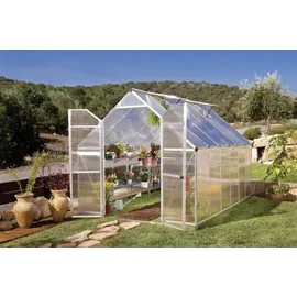 CANOPIA Gewächshaus Essence Alu silber 367 x 244 cm
