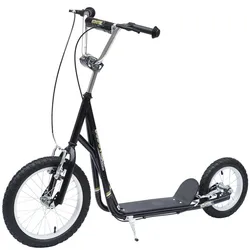HOMCOM Kinderscooter Stahl, Gummi