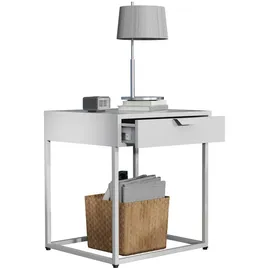 VCM Nachtschrank Flokas S 43 x 41 x 50 cm Weiß