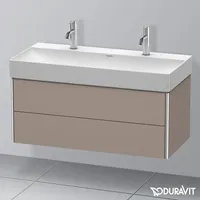 Duravit XSquare Waschtischunterschrank, 2 Auszüge, XS416304343,