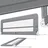 Kesser Bettschutzgitter 100 cm Silber