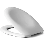 Vigour WC-Sitz Clivia für Stand-WCs Edelstahlscharnier ohne Absenkautomatik, weiss