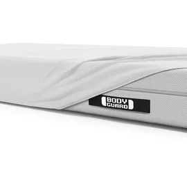 Bett1.de Spannbettlaken Jersey 180 x 200 - 200 x 220 cm weiß