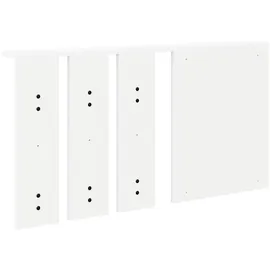 vidaXL Garderobenständer mit Regal 85 x 10 x 45 cm Weiß