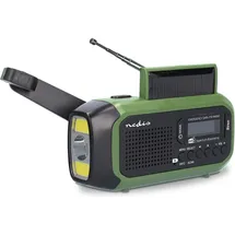 Nedis Notfallradio schwarz/grün