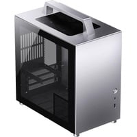 Jonsbo T8 PLUS Mini-ITX Gehäuse, Tempered Glass - silber Mini-Tower Gaming-Gehäuse, Gehäuse Silber