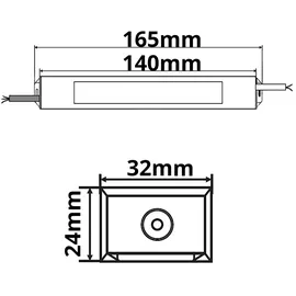 ISOLED LED Trafo 24V/DC 0-30W IP66