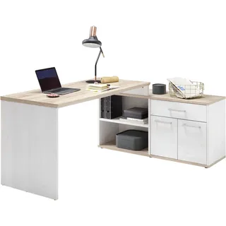 bega office Eckschreibtisch »Romance«, im Landhaustil, mit Sideboard, 140x130 cm