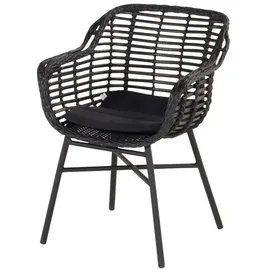Hartman Cecilia Diningsessel 62 x 62 x 84 cm schwarz