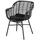Hartman Cecilia Diningsessel 62 x 62 x 84 cm schwarz