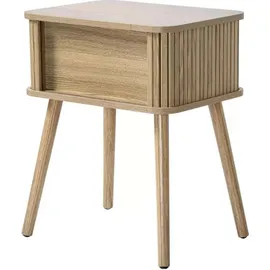 CaliCosy Nachtschrank Vintage 35 x 35 x 58,5 cm Braun
